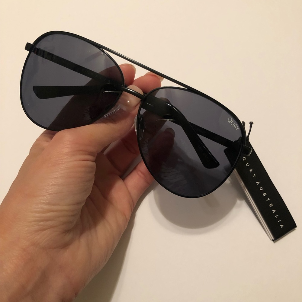 Quay Australia Oversized Aviator Sunglasses
